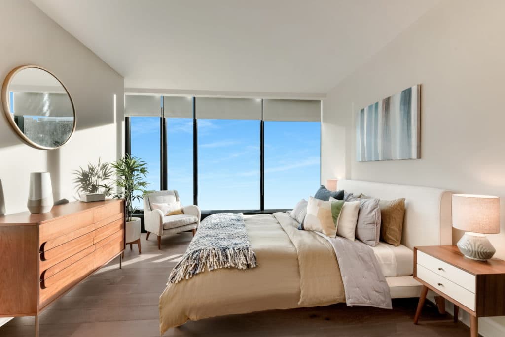 riverwalk bedroom floor to ceiling window