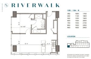 riverwalk philly one bedroom apartments available