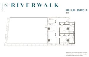 riverwalk philly 2 bedroom luxury apartment available floor plan