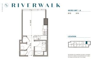 riverwalk philly studio apartment floor plan