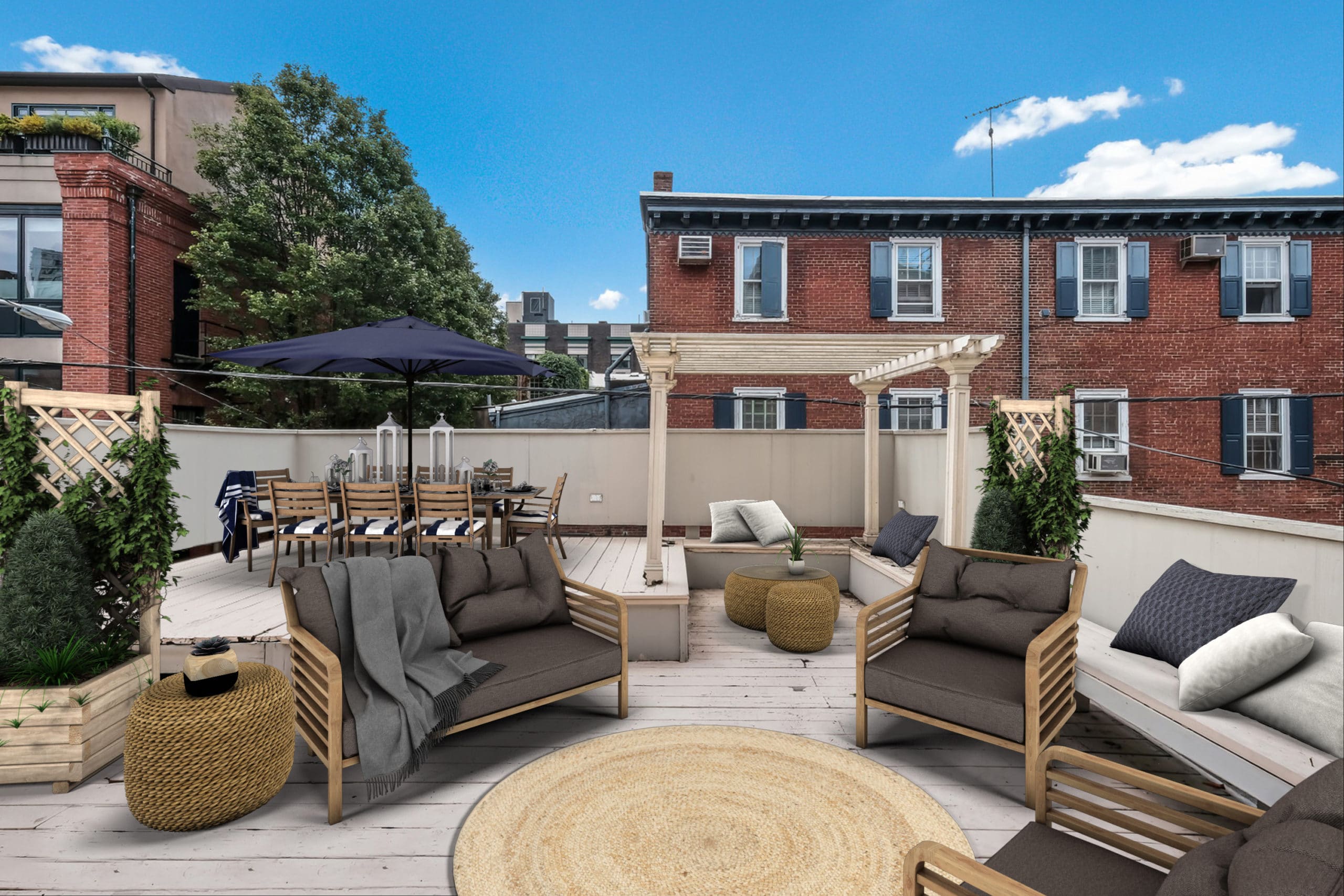 1534 pine street apartment rooftop deck